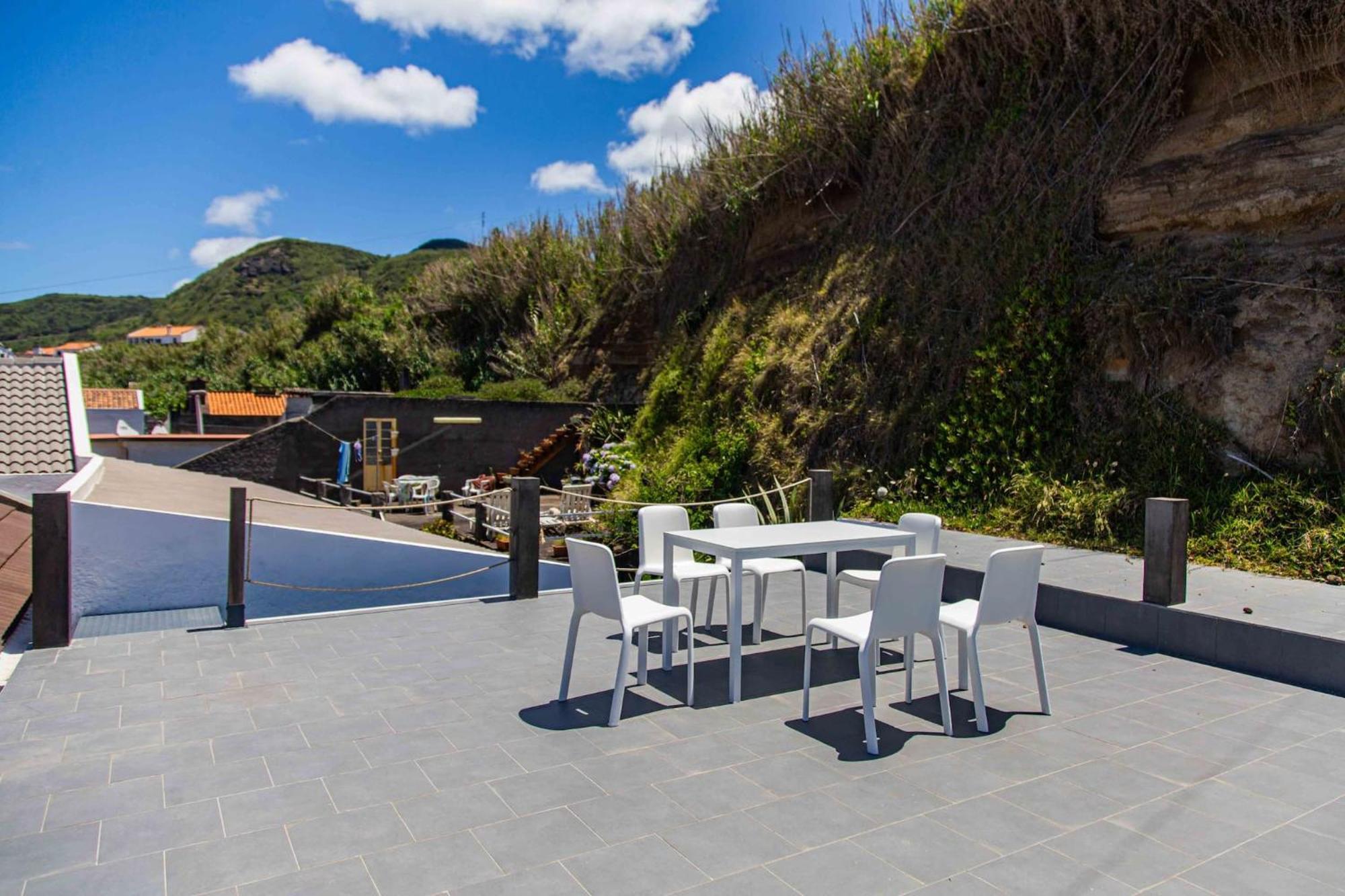 Mosteiros Beach House Buitenkant foto